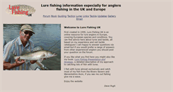 Desktop Screenshot of lurefishinguk.com