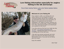 Tablet Screenshot of lurefishinguk.com